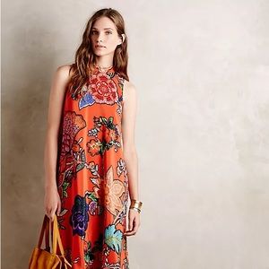 Maeve Larkhill Swing Dress - Silk - Anthropologie - M